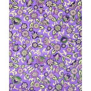 0439 Sarasa Flowers on Pearlescent Purple