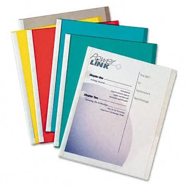 C-Line 32550 Report Cover- Binding Bar- Letter- 1/8" Capacity- 50/Box