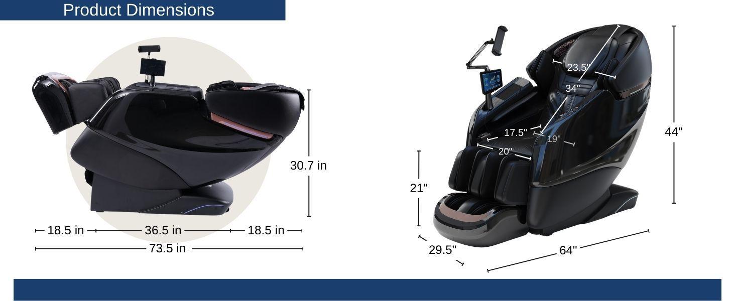 Massage Recliner Chair BV-1 Full Body 2026 Zero Gravity SL-Track Shiatsu Recliner with AI Voice LED Backlight Remote Waist & Calf Heating Phone Holder