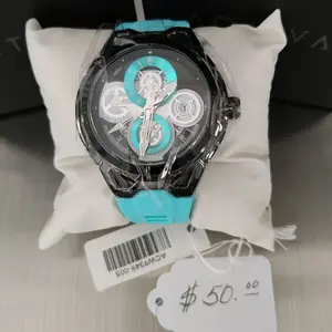 ACTIVA DRIFT X INVICTA UNISEX 44mm / Blue Sky, Black/ Cara Esqueletizada / Quartz / SWISS TRADEMARK/ ALTA CALIDAD.