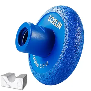 Diamond Grinding Wheel - Stone Molding/Trimming & Sink Grooving Disc for Marble, Granite, Tile - Angle Grinder Tool 5/8-11