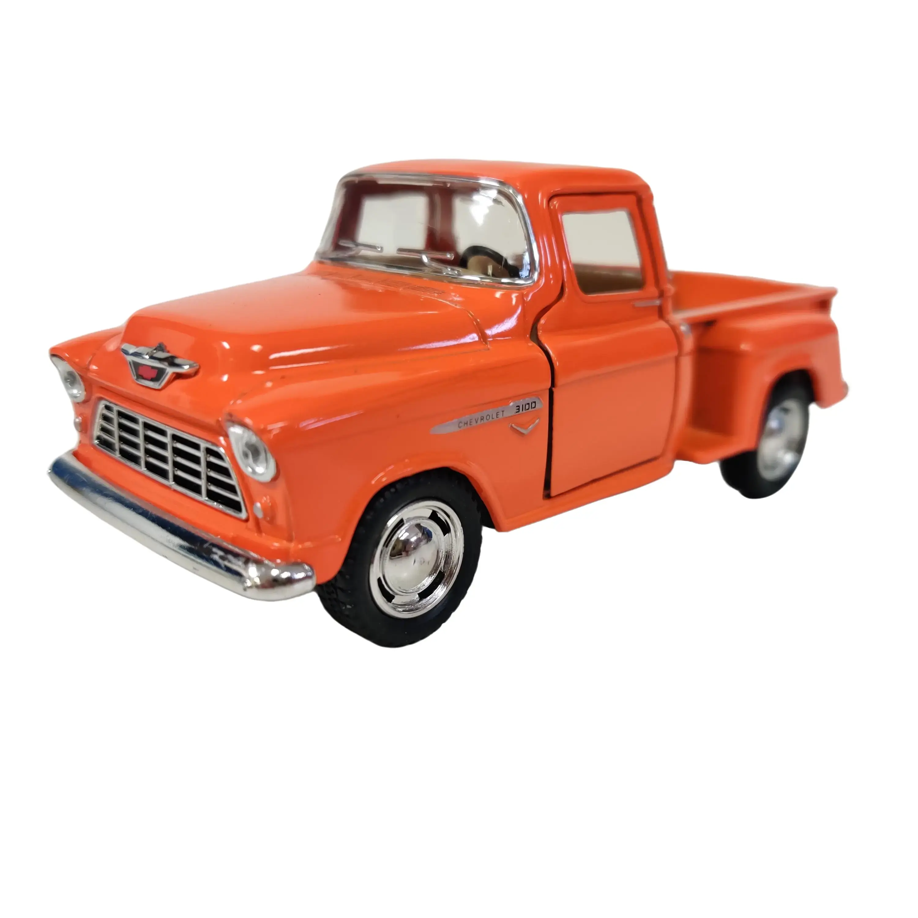 KINSMART: 1:32 SCALE 1955 Chevy Step-side pick up Die cast model car KINSMART: 1:32 SCALE 1955 Chevy Step-side pick up Die cast model car