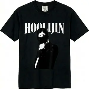 Hoolijin Hooligan Jin Shirt Comfort Colors | Streetwear Graphic Tee | Edgy Aesthetic Unisex Shirt
