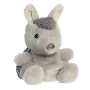 Palm Pals Adorable Antonia Armadillo 5 inch Gray Mini Soft Plush Collectable Stuffed Animal