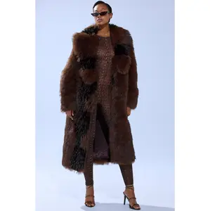 TELLURIDE FAUX FUR IN BROWN