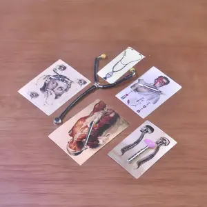 Miniature Clinic, 1:6 Medical Theme Set of 62 Pieces, including Medical Tool Kit + Decorative Medical Posters, Stress Relief Collection, Trendy Gift, Model Photography Props, Adult, Dollhouse Sand Table Set-Up Tools