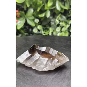 Dark Smoky Quartz Crystal Cluster