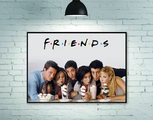 Friends-TV series poster Wall decoration, Room Decoration Home Decoration Art Poster Frameless