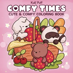 Comfy Times: Coloring Book for Adults and Teens jillian  webber
