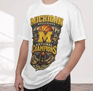 Youth & Adult Michigan Wolverines National Champions 2026 T-shirt