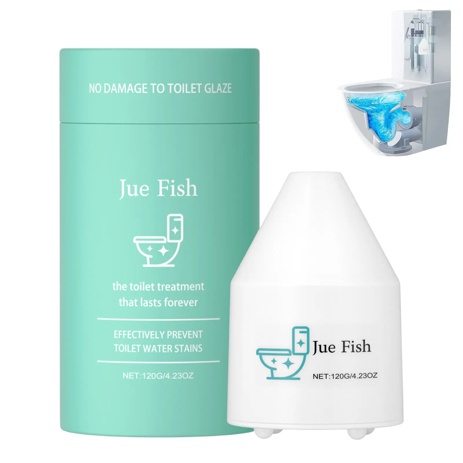 Toilet Bowl Cleaner Household Cleaning Solution Long Lasting Toilet Cleaner for Hard Water Stains Automatic Toilet Freshner Bathroom Magic Toilet Cleaning Supply
