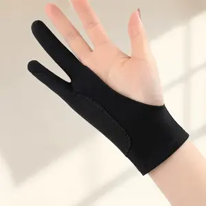 Reusable Sweatproof Drawing Gloves for Digital Tablet & Touchscreen, Anti-Smudge Anti-Scratch Hand Protector, Washable Art Creation Finger Sleeves, Breathable & Thickened for Graphic Design