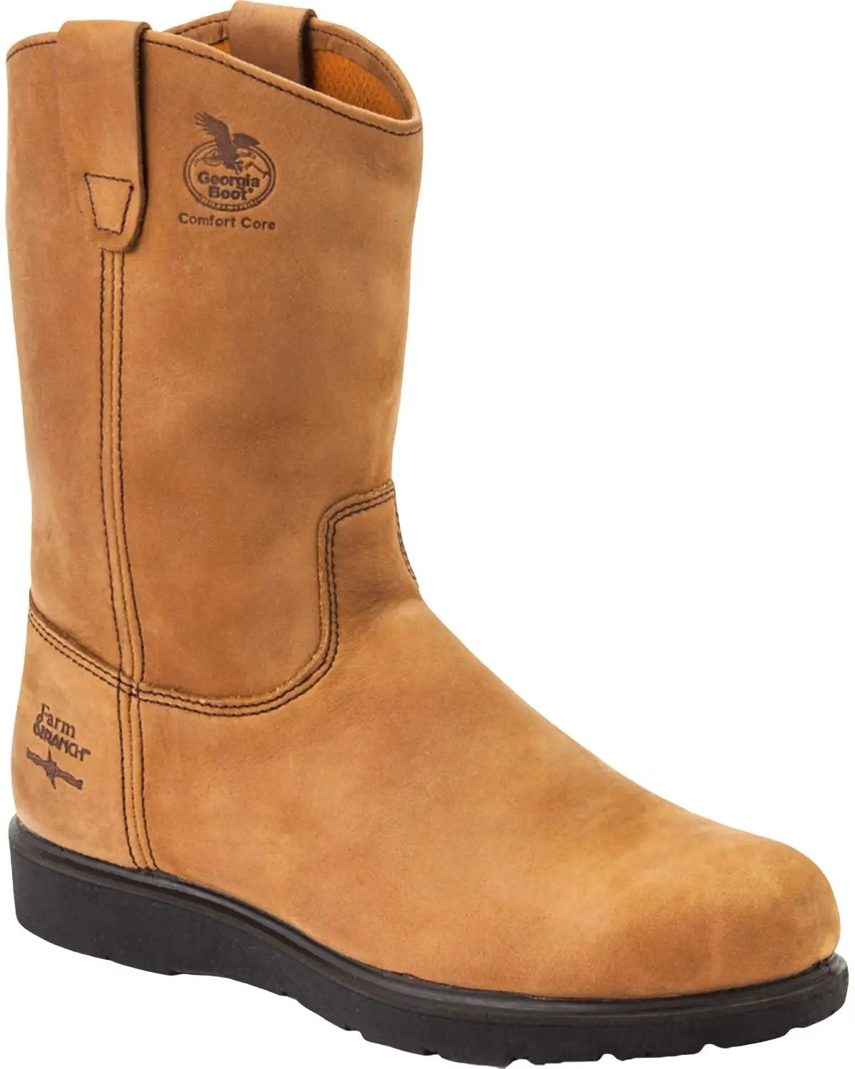 Georgia Boot Men's Farm And Ranch Wellington Soft Toe - G4432