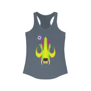 "Columbine Skull" Racerback Tank