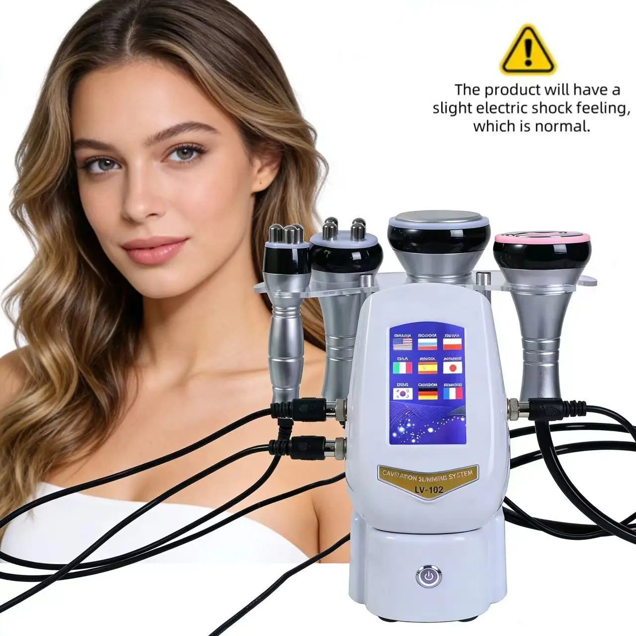 Facial Skin Tightening Device, Massage & Heat Pulse Therapy, Full Body Relaxation, Efficient Skincare Tool, Model Xinghao Lw-102