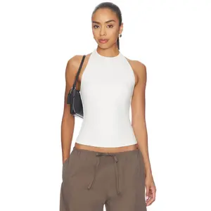 ALL THE WAYS Millicent Halter Top in White