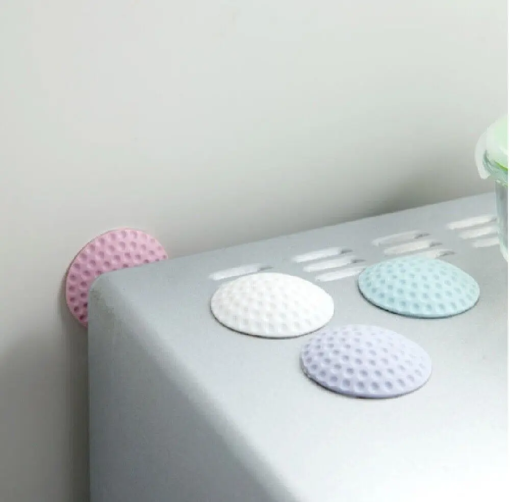 4-Pack Wall Protector Pads – Self-Adhesive Rubber Door Handle Bumper Stoppers