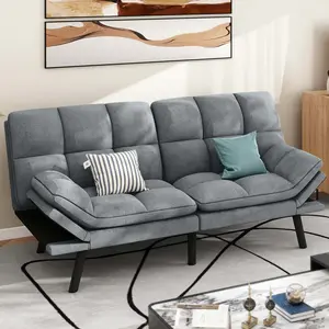 YITAHOME Convertible Sofa Bed Cat-Scratch-Proof Fabric Futon Couch Sleeper Sofa