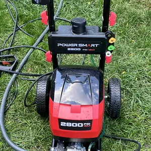 2025 New PowerSmart Electric Pressure Washer 2600-2800 PSI 1.4 GPM, Power Washer with Turbo Nozzle, 13-Amp Motor, 8" Wheels for Patio, Car, Wall, Home Cleaning,(DW1026A, DW1028A)