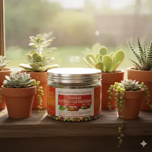 200g Slow-Release Granular Fertilizer - Water-Soluble Formula with Boron Calcium Magnesium, Boosts Harvest Quantity & Produce Freshness