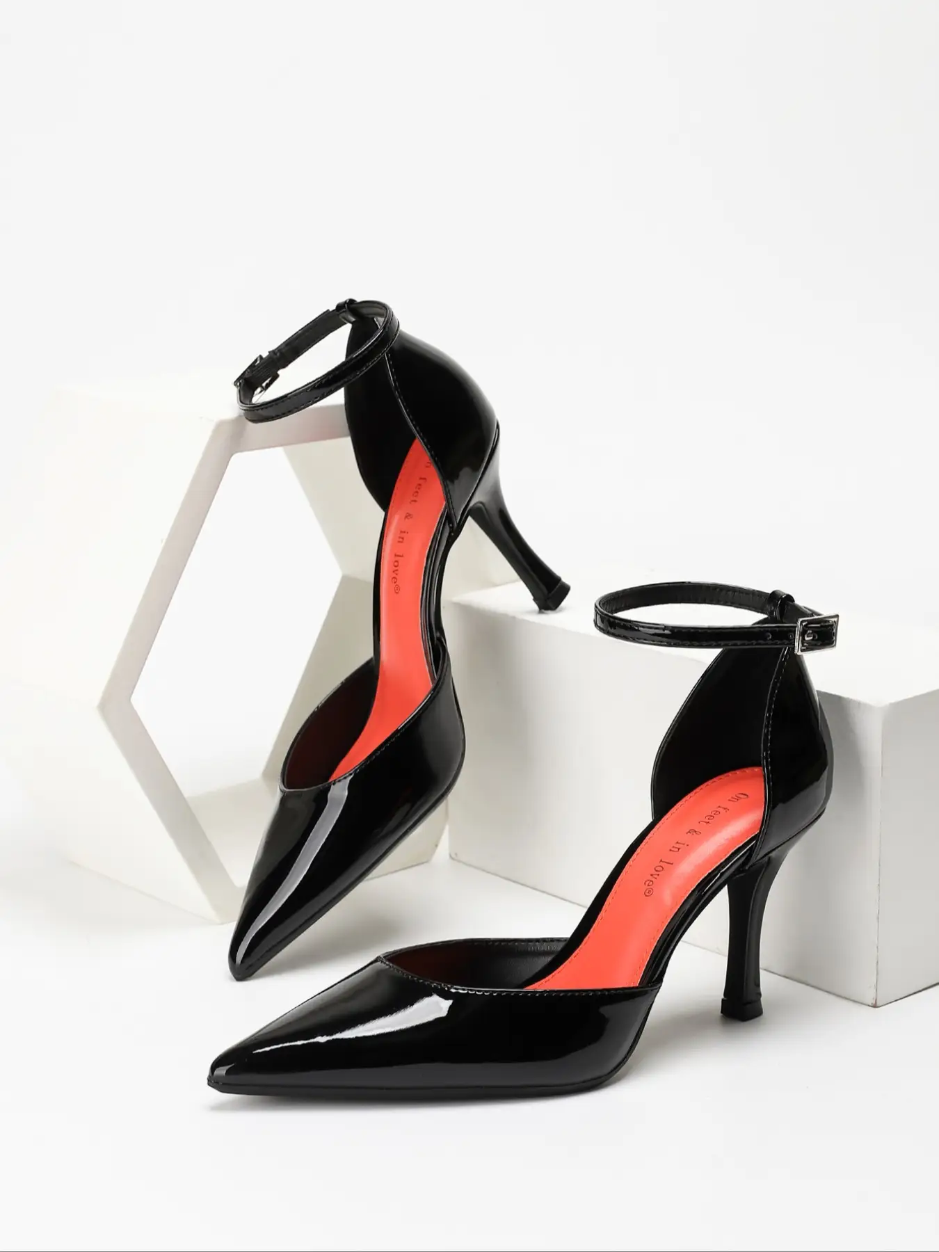 Women's Elegant Stiletto High Heels, Pointed Toe PU Leather Shoes, Plain Pattern, All Seasons Fashion, Perfect for Daily Wear & Parties