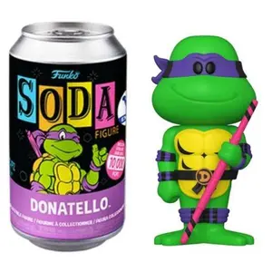 Funko SODA Teenage Mutant Ninja Turtles Donatello Black Light Funko Shop Exlusive Limited Edition 10000