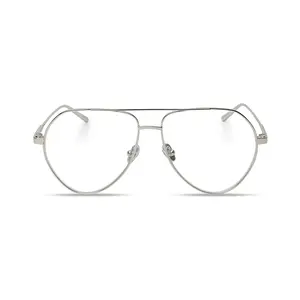 Sam in Silver Metal Optical