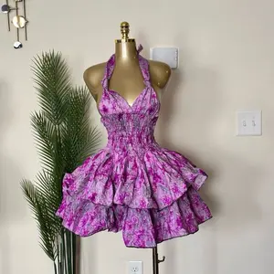 Zeina mini Ankara dress