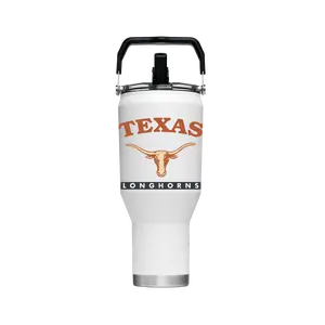 Texas "College Vault" 40oz Blue Carry Tumbler