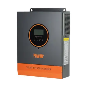 3200W Solar Inverter 24VDC to 110VAC, 3.2KW Pure Sine Wave Inverter Bulit-in 60A MPPT Controller and with 40A AC Charger, Max.PV Input 1600W 108V, fit for Lead-Acid and Lithium Battery