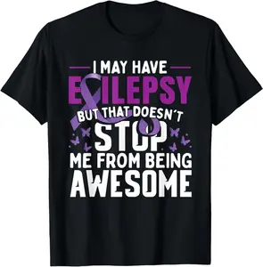 100% Cotton Epilepsy Awareness Warrior T-Shirt