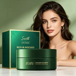 Avocado & Gold Eye Mask Patch Set, Day and Night Combined Use, Natural Moisturizing, Reduces Eye Fine and Lines  Eye Bags, Eye Skincare Product