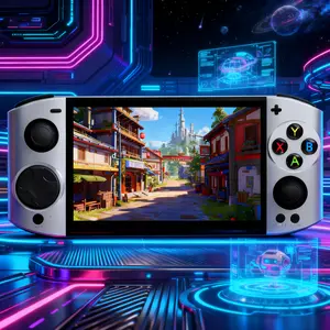 New 09ultra Retro Handheld Game Console, 5.1 Inch IPS Screen, Dual Analog Joysticks, Portable Gaming Device, No Battery Anxiety