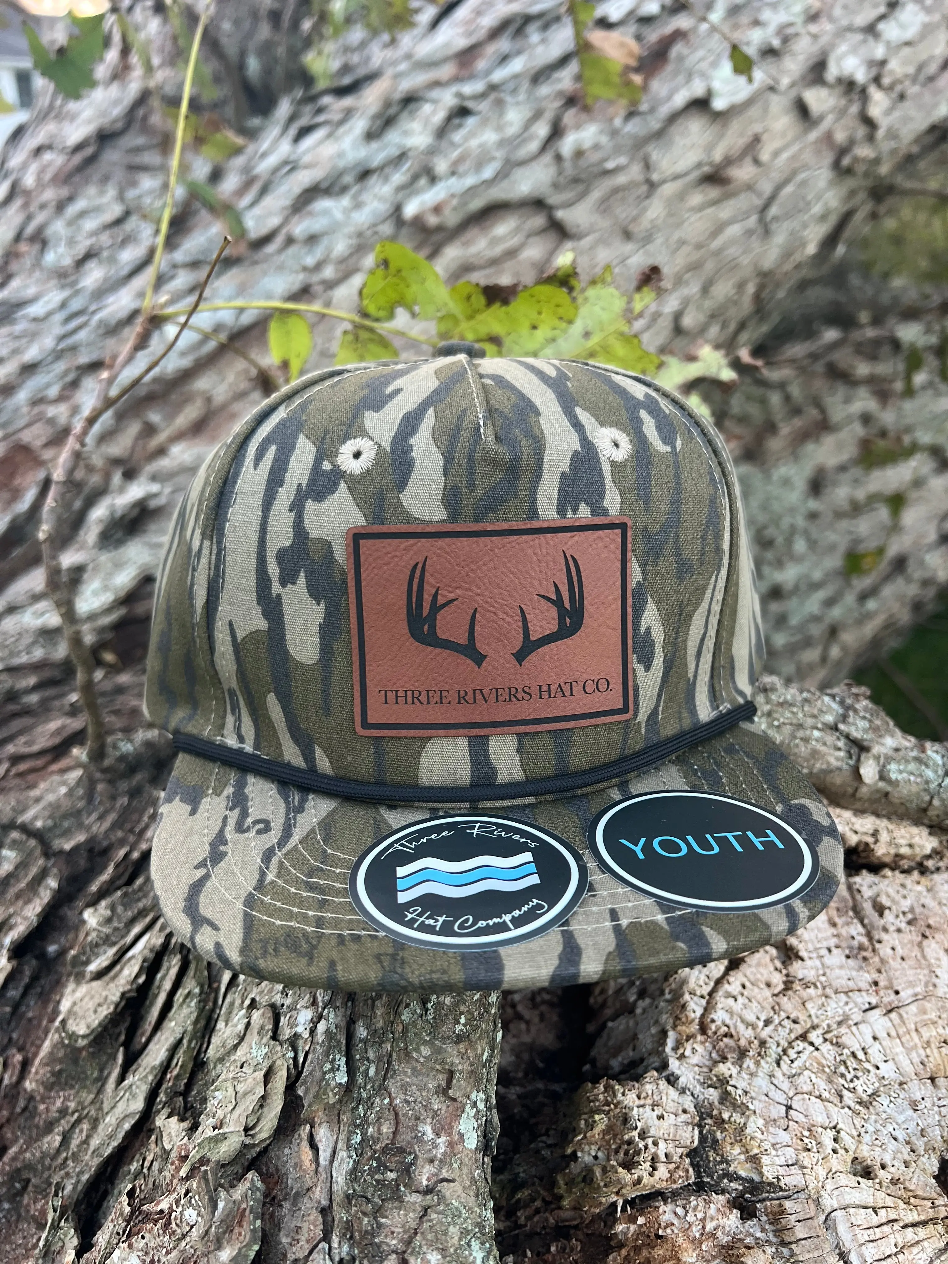 KIDS - Deer Horns - Camo Rope Hat