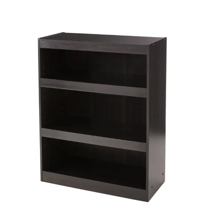 Mainstays 3-Shelf Framed Bookcase with Adjustable Shelves, Espresso Mainstays 3-Shelf Framed Bookcase with Adjustable Shelves, Espresso