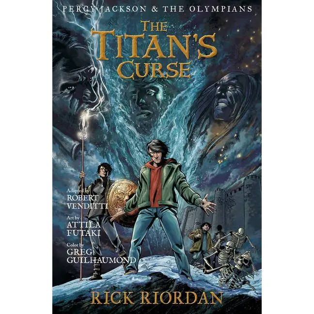 Percy Jackson and the Olympians: Titan's Curse: The Graphic Novel, The-Percy Jackson and the Olympians by Rick Riordan (Hardcover)