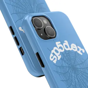 Sp5der Blue hypebeast Tough Phone Cases - All Serries Accessories Durable Protection Personalized for iPhone 15 14 13 12 11 X Pro Max, Pro, Plus & Samsung S22 S23 S24 Devices Cover