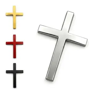 3D Metal Cross Decal Zinc Alloy Waterproof Emblem Show Your Faith Car Laptop Decor Elegant Look 3D Metal Cross Decal Zinc Alloy Waterproof Emblem Show Your Faith Car Laptop Decor Elegant Look
