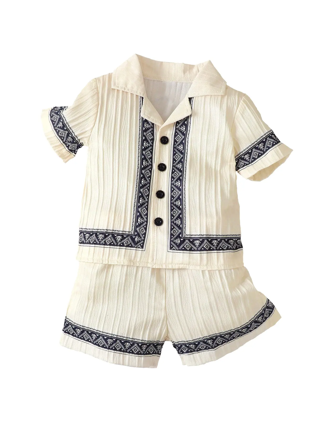 Baby Boys Summer Short Sleeve Top and Shorts Set, Baby Clothing, Breathable & Comfortable, Perfect for Warm Weather, Stylish & Practical Design, Newborn Gift Set