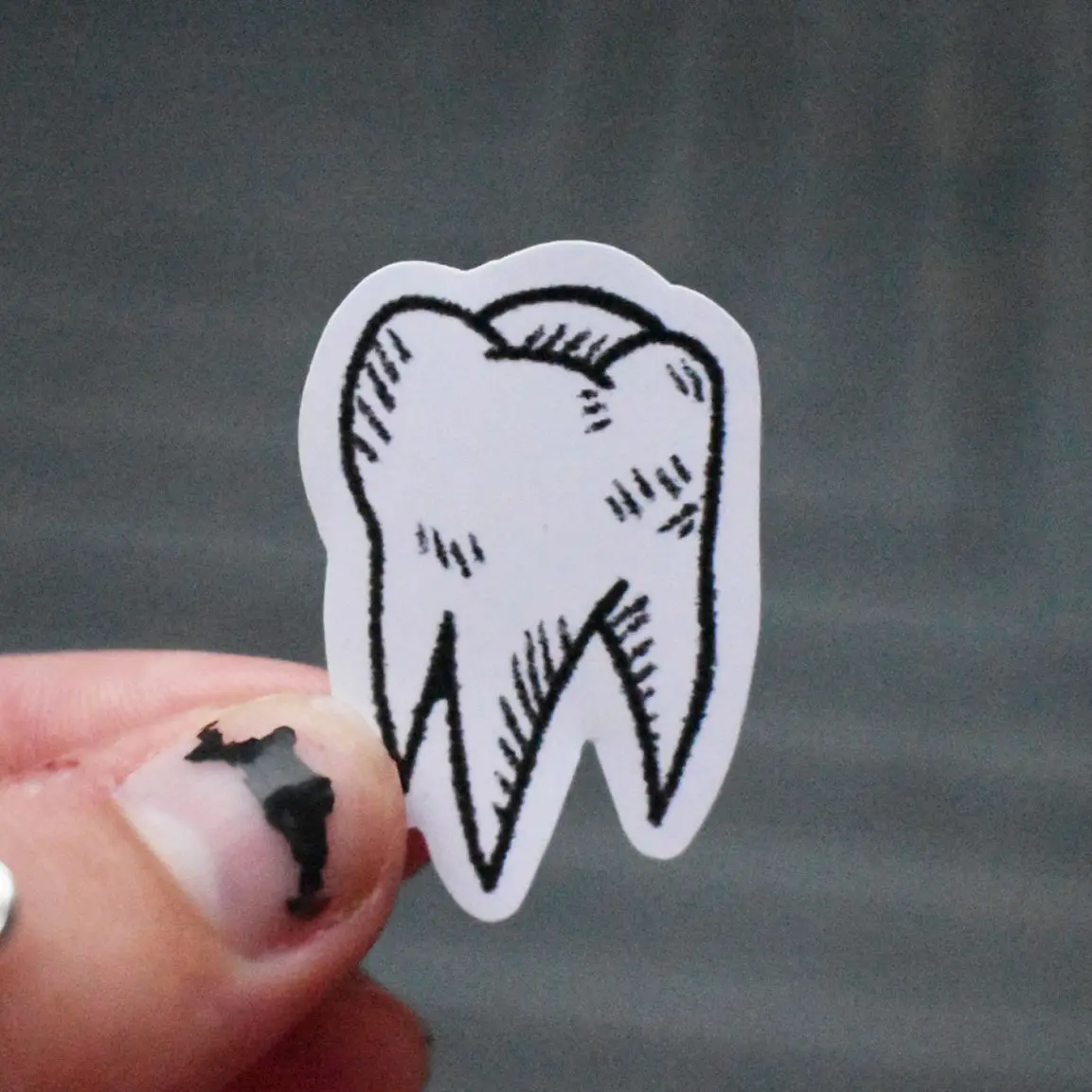 Tooth Sticker (Waterproof/Regular Glossy)