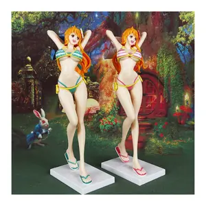 2 types Anime One Piece Action Figure Nami Swimsuit Sexy Girls Figurine PVC Collectible Model Toy Kid Gift