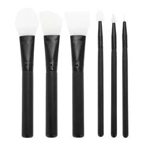 VOCOSTE Lightweight Facial Mask Brush Set Mask Applicator Tool for Makeup Black White