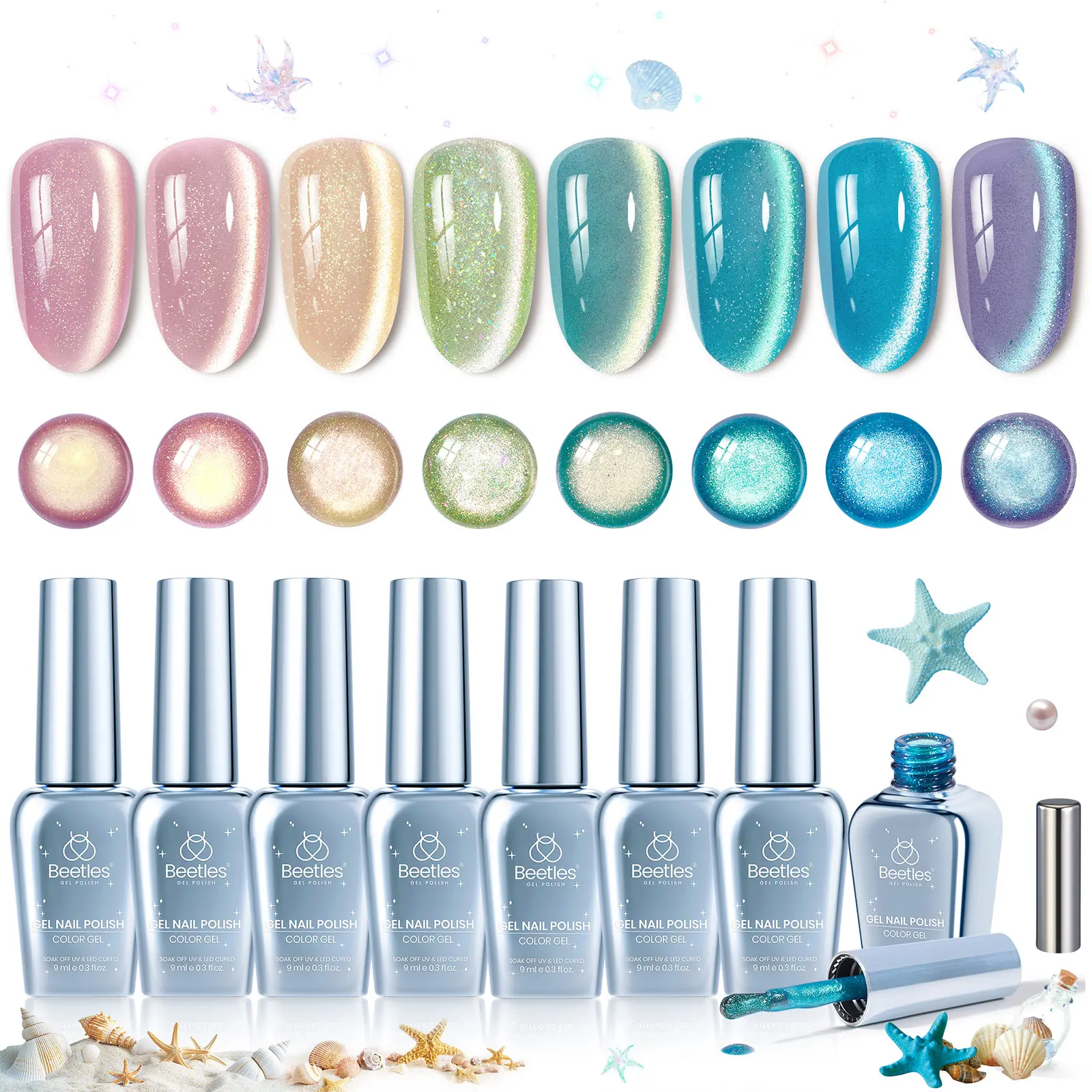 Dream Coast-8 Colors Gel Polish Set