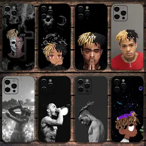 X-XXX T-Tentacions 17 Rapper Phone Case For Apple iPhone 15,14,13,12,11,Pro,X,XS,Max,XR,Plus,Mini Soft Black Cover