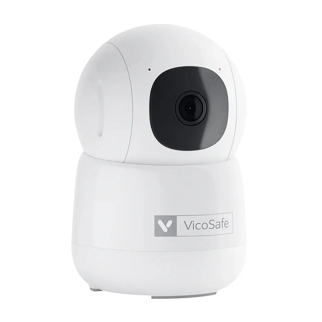 VicoSafe CB1 WiFi Camera - 2K HD, 355° Pan Tilt Rotation, Night Vision, Two-Way Audio, Cloud & SD Storage, Compatible with Vicohome App for Smart Home Security