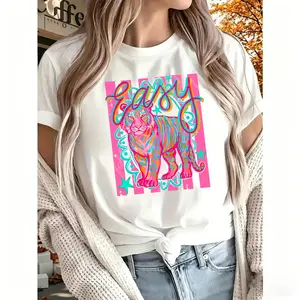 Easy Tiger Shirt Comfort Colors, Trendy Women's Tshirt, Men's T-shirt, Women's T-shirt