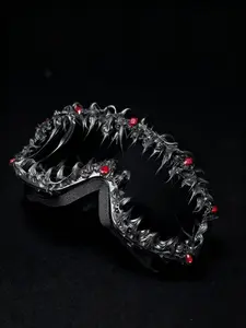 Unisex Punk H Spider Venom Drop Glue Fluid Protection Windproof Ski Goggles Adjustable Elastic Strap Outdoor Party Decorative Glasses Accessory