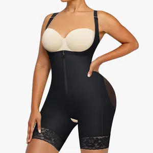 Nebility Women's Lace Shapewear Bodysuit Tummy Control Postpartum Support & Butt Lifter for a Snatched Waist Shapewear High Waisted Pants Basic Compression Womenswear