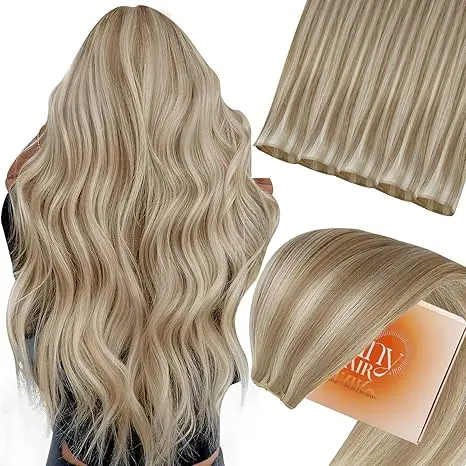 #16/22-Golden Blonde Highlights
