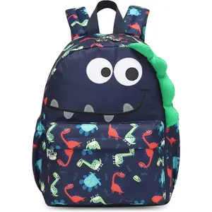 F-CPB04  Toddler Backpack Waterproof 3D Little Dinosaur Design-Cute Animal Cartoon Unisex Mini for School Travel Daycare-Lightweight Kids Backpack for Boys & Girls Ages 1-5 Years